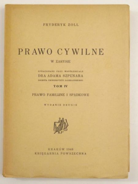 Prawo cywilne w zarysie, Tom IV, 1948 r.