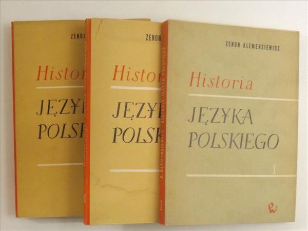 Historia języka polskiego, tom I-III