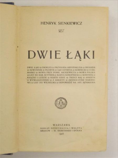 Dwie łąki, 1908 r.