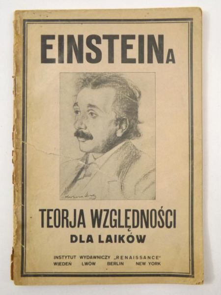 Einsteina teorja względności i jej podstawa historyczna, 1921