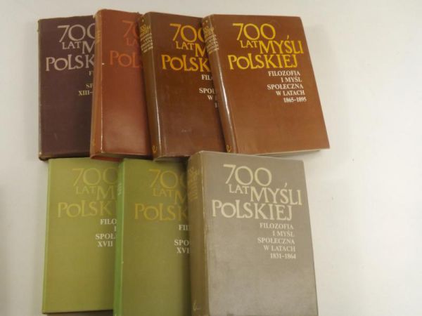 700 lat myśli polskiej. Filozofia i myśl społeczna. 7 tomów