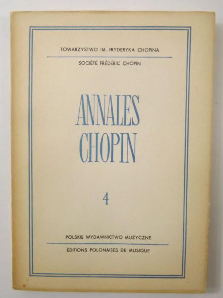 Chomiński Józef M. (red.) - Annales Chopin 4