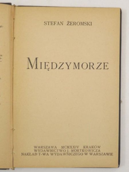 Międzymorze, 1924 r.