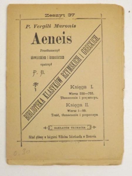 Aeneis, ok. 1900 r.