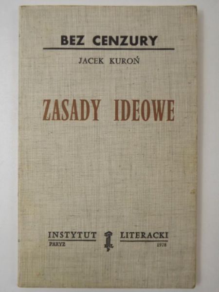 Zasady ideowe. Autograf