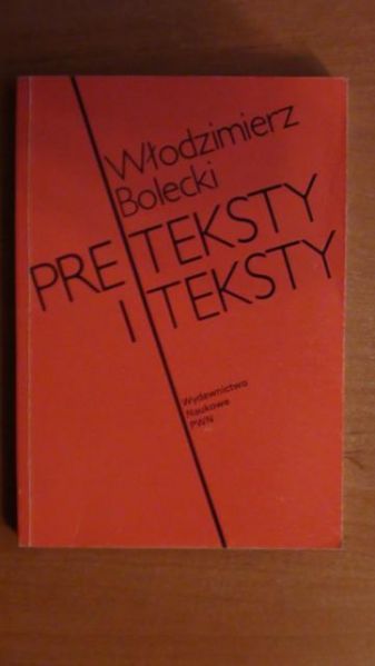 Pre-teksty i teksty