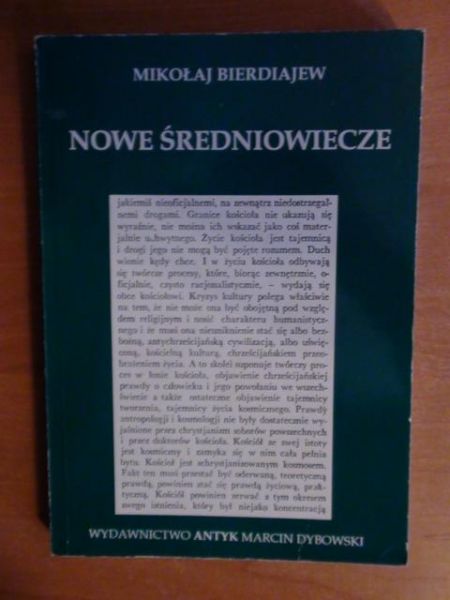 Bierdiajew Mikołaj - Nowe Średniowiecze