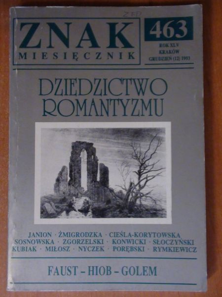 Miesięcznik Znak, 463, 1993