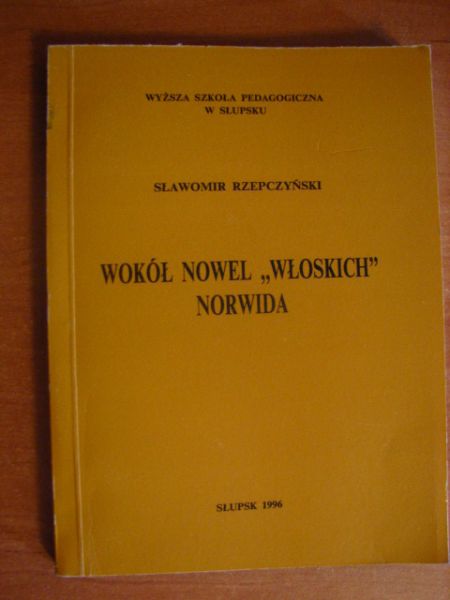 Repczyński Sławomir - Wokół nowel "włoskich" Norwida