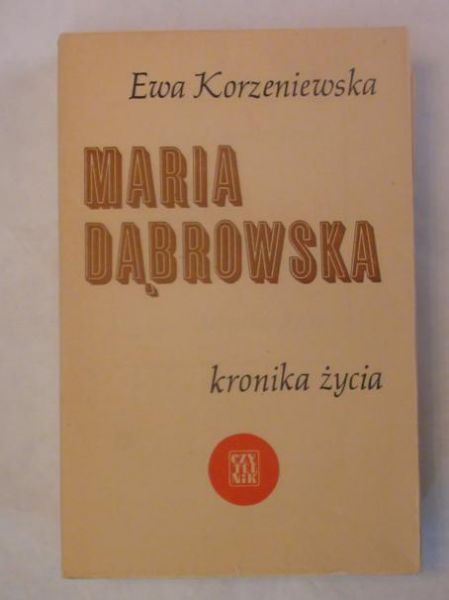Korzeniowska Ewa - Maria Dąbrowska