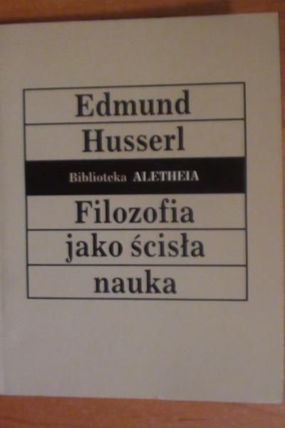 Filozofia jako ścisła nauka