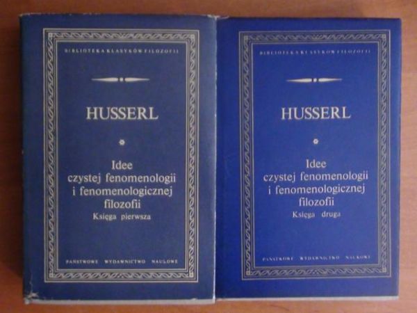 Idee czystej fenomenologii i fenomenologicznej filozofii Tom I-II (komplet) BKF