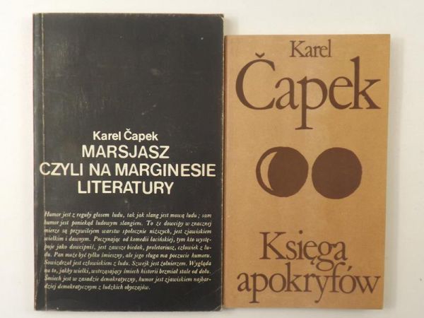 Capek Karel - Księga apokryfów / Marsjasz czyli na marginesie literatury