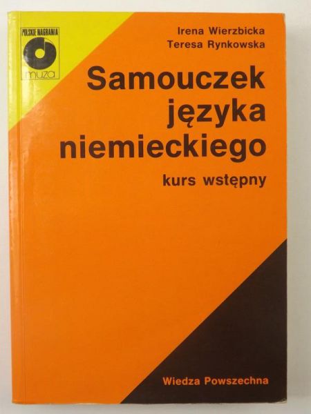 Wierzbicka Irena,   - Samouczek języka niemieckiego. Kurs wstępny