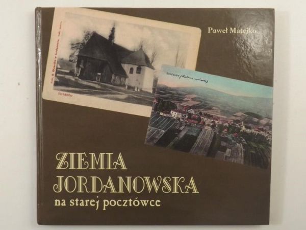 Ziemia Jordanowska na starej pocztówce