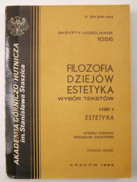 Filozofia dziejów, estetyka. Wybór tekstów, Część II