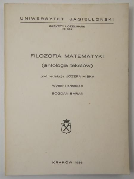 Filozofia matematyki. Antologia tekstów