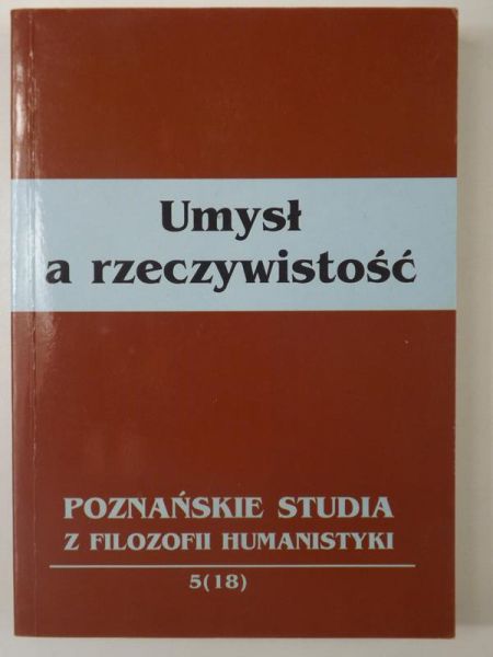 Klawiter Andrzej (red.) - Umysł a rzeczywsitość