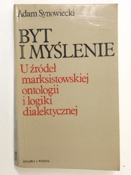 Byt i myślenie