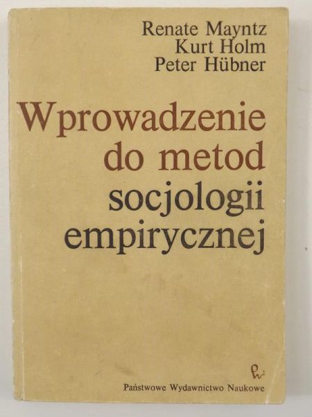 Mayntz Renate - Wprowadzenie do metod socjologii empirycznej