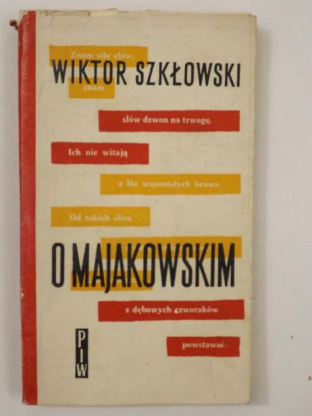 Szkłowski Wiktor - O Majakowskim