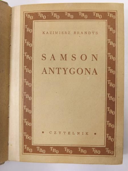 Brandys Kazimierz - Samson / Antygona, 1949 r.