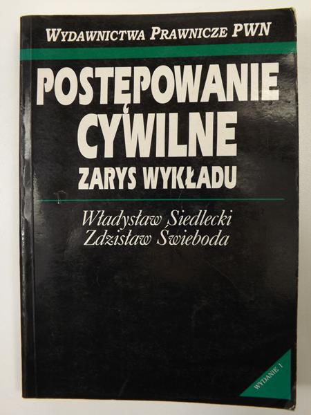 Siedlecki Władysław,   - Postępowanie cywilne. Zakres wykładu