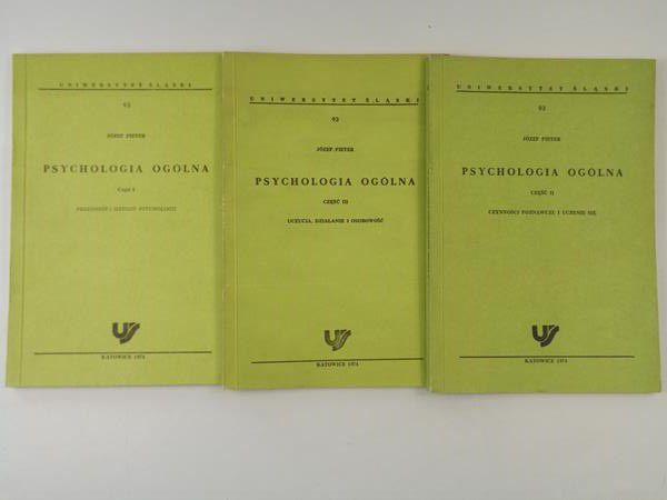 Psychologia ogólna, część I-III