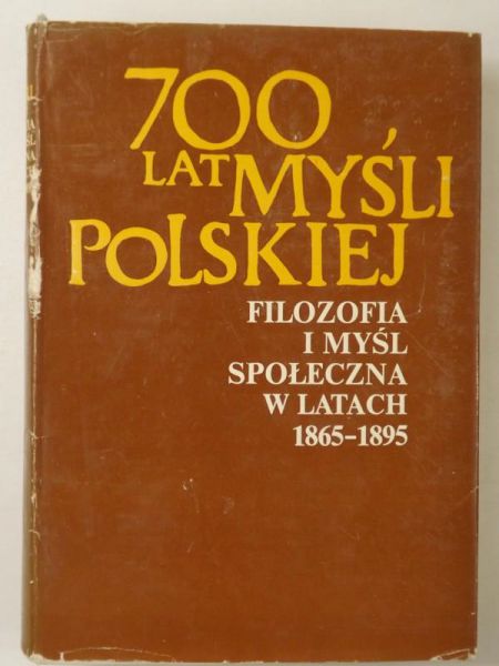 Hochfeldowa Anna  - Filozofia i myśl społeczna w latach 1865-1895, część 2