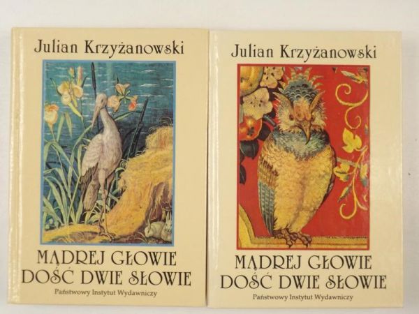 Mądrej głowie dość dwie słowie, tom I-II