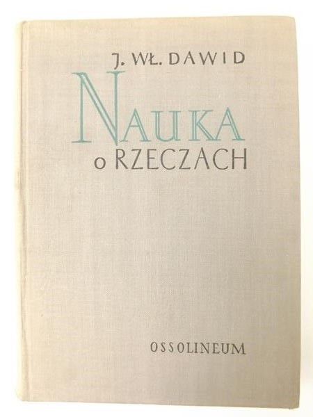 Dawid Jan Władysław - Nauka o rzeczach