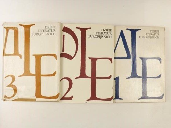 Dzieje literatur europejskich, tomy I-III