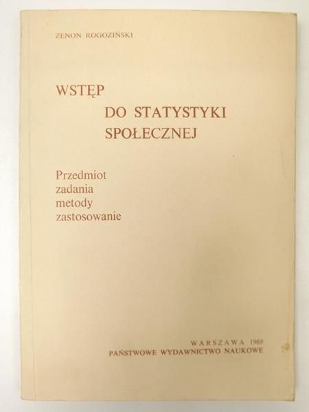 Wstęp do statystyki społecznej
