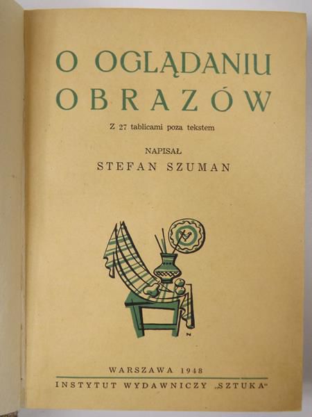 O oglądaniu obrazów, 1948