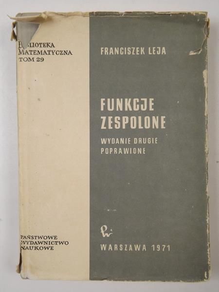 Funkcje zespolone, tom 29, BM