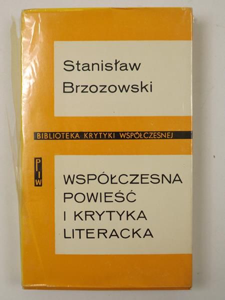 Współczesna powieść i krytyka literacka