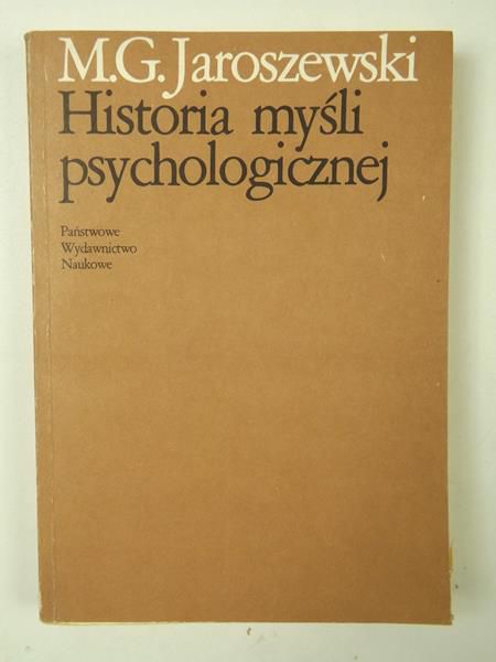 Historia myśli psychologicznej