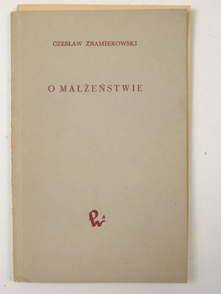 O małżeństwie
