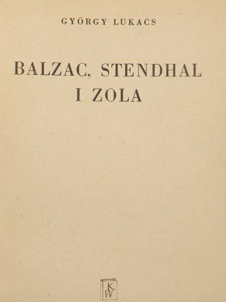 Balzac, Stendhal i Zola