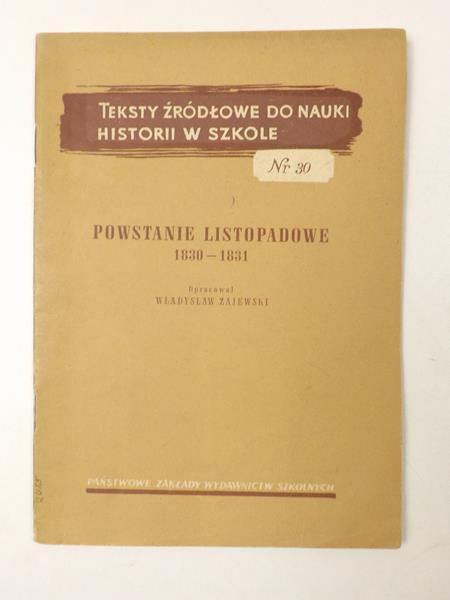 Powstanie Listopadowe 1830-1831, Nr 30