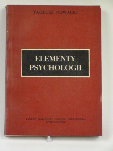 Nowacki Tadeusz - Elementy psychologii