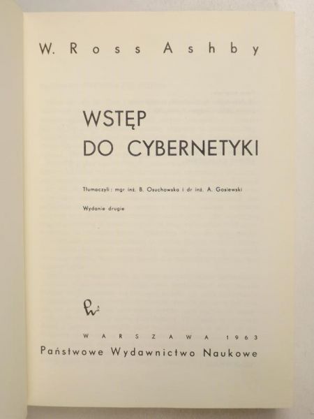 Ashby Ross W. - Wstęp do cybernetyki