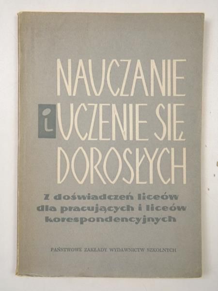 Nauczanie i uczenie się dorosłych