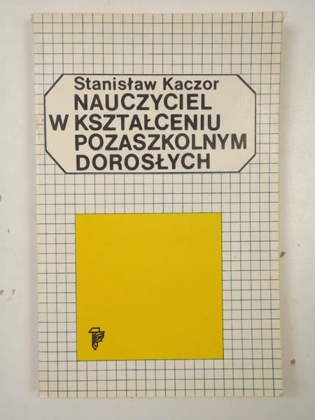 Nauczyciel w kształceniu pozaszkolnym dorosłych
