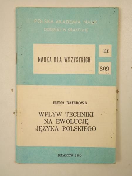 Wpływ techniki na ewolucję języka polskiego