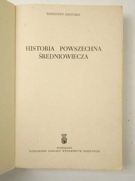 Historia powszechna średniowiecza