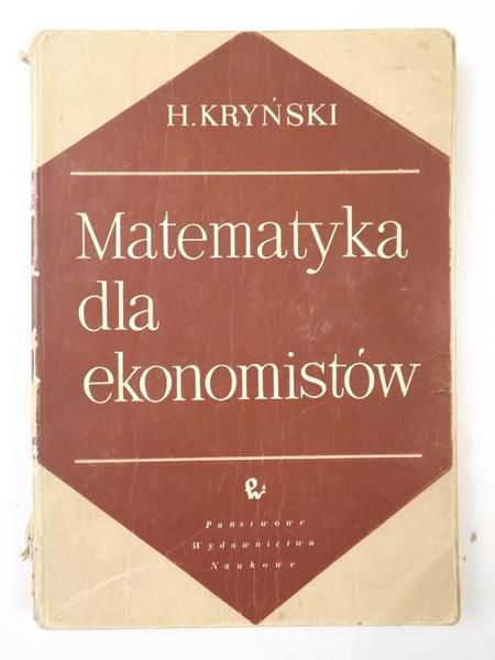 Matematyka dla ekonomistów