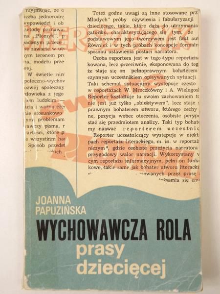 Wychowawcza rola prasy dziecięcej