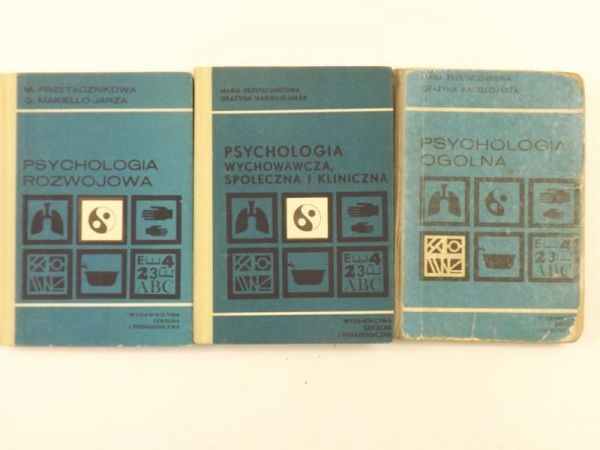 Psychologia ogólna, Psychologia rozwojowa, Psychologia wychowawcza, społeczna i kliniczna