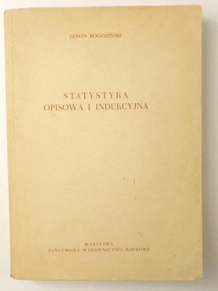 Statystyka opisowa i indukcujna